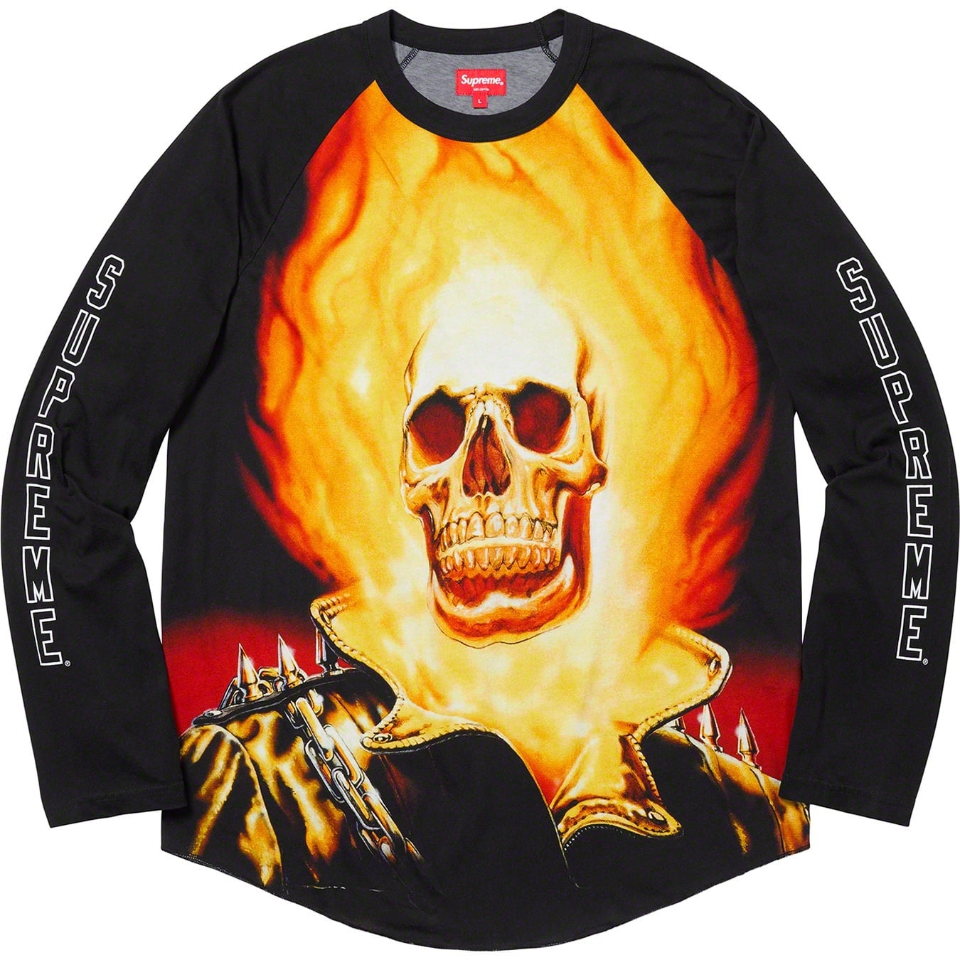 Ghost Rider© Raglan L/S Top view 3